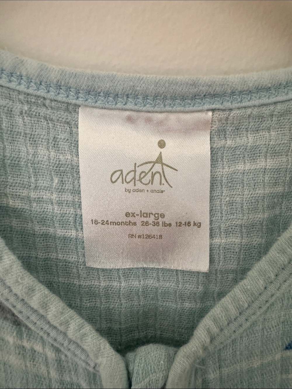 Aden and Anais XL (18-24 months) sleep sack - Picture 2 of 2